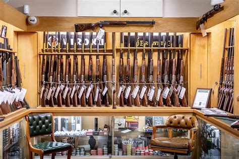 purdey gun room.